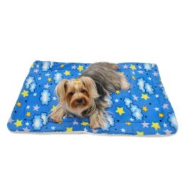 Stars and Clouds Fleece/Plush Blanket