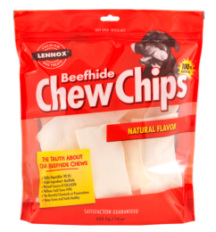 Natural Beefhide Chew Chips (16oz)