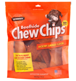 Hickory Smoked Beefhide Chew Chips (16oz)
