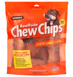 Hickory Smoked Beefhide Chew Chips (16oz)