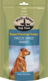 Walk About Rabbit Dog Freeze Dried. (6 pack)