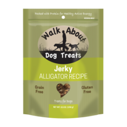 Walk About Alligator Dog Jerky. (25 pack)