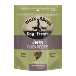 Walk About Duck Dog Jerky. (25 pack)