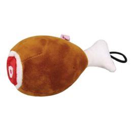 Plush Dog Toy - Chicken leg