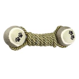 Rope and Tennis Ball Dog Toy