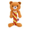 Brown Bear Rope Dog Chew Toy