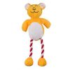 Bear Plush/ Rope Dog Chew Toy
