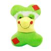 Plush Frog Bone Dog Toy