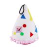 Plush Birthday Hat Dog Toy