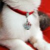 Soft Material with Bell & Crown Pendant Collar for Dog(Fit 16~32cm Neck)