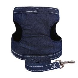 Jean Material Pet Leash/Harness