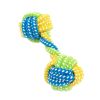 2 PCS Colorful Double Ball Knot Rope Dog Chew Toy 16x6cm