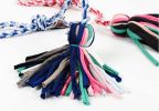 Cotton Knotted Rope Chew Toy - Random Color