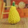 2 PCS Knotted Rope Pear Chew Toy - Random Color
