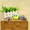 2 PCS Tennis Ball & Rope Chew Toy - Random Color