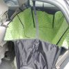 Waterproof Pet Car Seat Cover for Rear Seat, Green Cloud