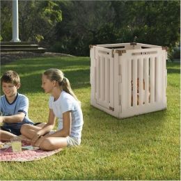 Convertible Indoor Outdoor 4 Panel Pet Playpen