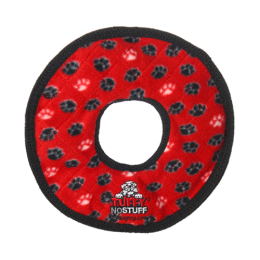 Tuffy No Stuff Ultimate Ring (Color: Red Paw)