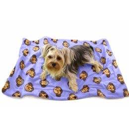 Silly Monkey Ultra-Plush Blanket (Color: Lavender)