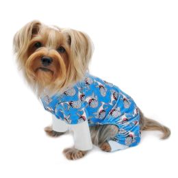 Ultra Soft Plush Minky Silly Sharks Pajamas (Size: Large)