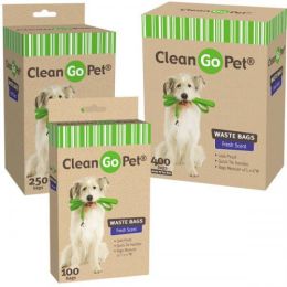 Clean Go Pet Fresh Scented Doggy Waste Bags (Quantity: 250 Count)