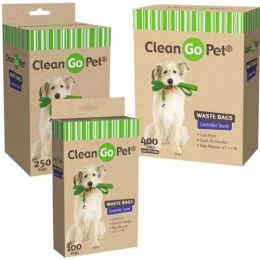 Clean Go Pet Lavender Scent Doggy Waste Bags (Quantity: 250 Count)