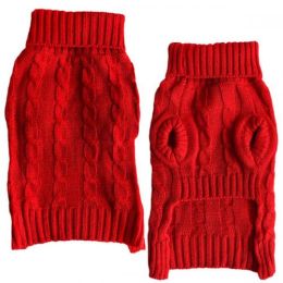 CC Cable Knit Turtleneck Sweater (Size: Large)