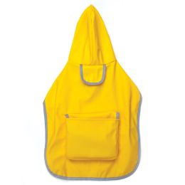 ZZ Reversible Pocket Raincoat Yellow (Size: Large)