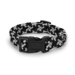 GG Braided Rope Collar - Black (Size: Large)