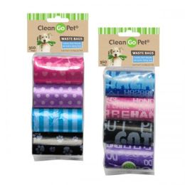 Clean Go Pet Waste Bags 8 Rolls (Style: Classic)