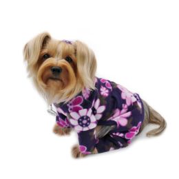 Midnight Garden Fleece Turtleneck Pajamas (Size: Large)