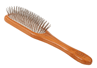 Bass Brushes- Style & Detangle Pet Brush (Medium Paddle) (Style: Dark Finish)