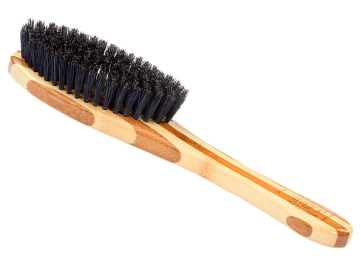 Bass Brushes- Style & Detangle Pet Comb (Pure Bamboo Handle) (Style: Dark Finish)