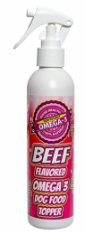 Beef Flavor Spray Dog Food Topper (Size: 8 oz)