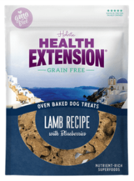 Grain Free Oven Baked Dog Treats Lamb & Blueberry (Size: 2.25 lb)