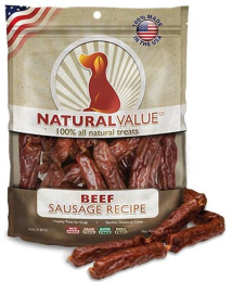Natural Value Treats (Flavor: Beef Sausages)