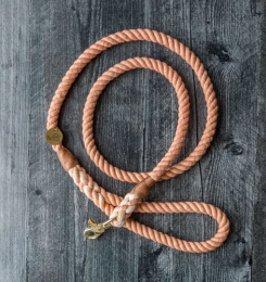 Rope Leash - 5ft (Color: Feelin' Peachy)