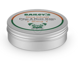 Bailey's Hemp Infused Paw & Nose Balm with Naturally Occurring CBD (Strength: 200 mg)