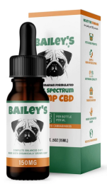 Bailey's Full Spectrum Hemp Oil For Dogs with Naturally Occurring CBD (Strength: 150 mg)