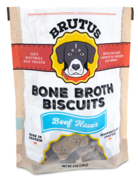 Brutus Biscuits 8 oz (Pack of 6) (Flavor: Beef)