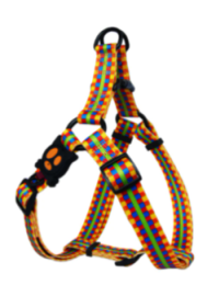 Doco Loco Harness With Cool Printing-Lime Street (Color: Lime Street, Size: 5/8 x 11-13in)