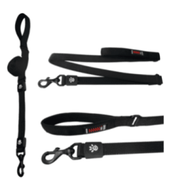 Doco 4Ft Shock Absorbing Bungee Leash (Color: Black)