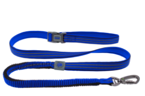 Doco Vario Easy Snap Bungee Leash - 6Ft-Navy Blue (Color: Navy Blue, Size: 5/8 x 6ft)