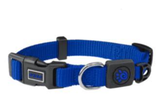 Doco Signature Nylon Collar-Navy Blue (Color: Navy Blue, Size: 5/8 x 11.5-15in)