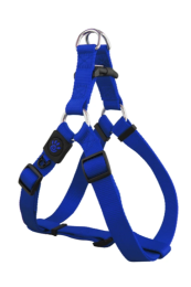 Doco Signature Step-In Harness-Navy Blue (Color: Navy Blue, Size: 3/8 x 13-17in)