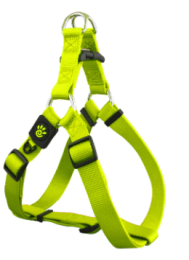 Doco Signature Step-In Harness-Safety Lime (Color: Safety Lime, Size: 3/8 x 13-17in)