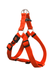 Doco Signature Step-In Harness-Safety Orange (Color: Safety Orange, Size: 3/8 x 13-17in)