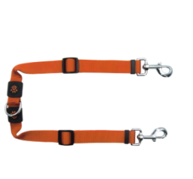 Doco Signature Coupler Leash - Adjustable Length-Safety Orange (Color: Safety Orange, Size: 5/8 x 10-13in)