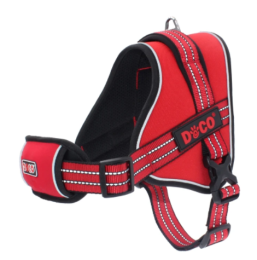 Doco Vertex  Power Harness-Red (Color: Red, Size: 3/4 x 23-30in)