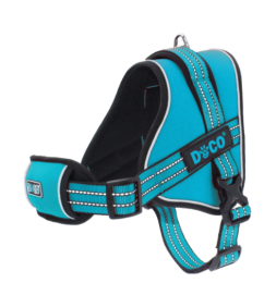 Doco Vertex  Power Harness-Turquoise (Color: Turquoise, Size: 3/4 x 23-30in)